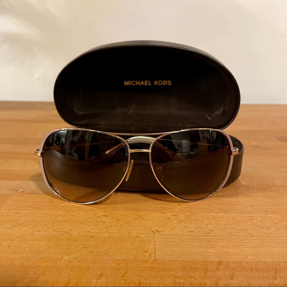 Michael Kors Aviator Sunglasses w/ Hard Case